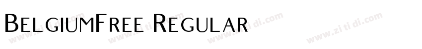 BelgiumFree Regular字体转换